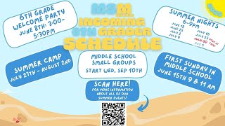 2025 6th Grade Welcome Video