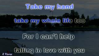 Cant' Help Falling In love - karaoke - Daniel Padilla version