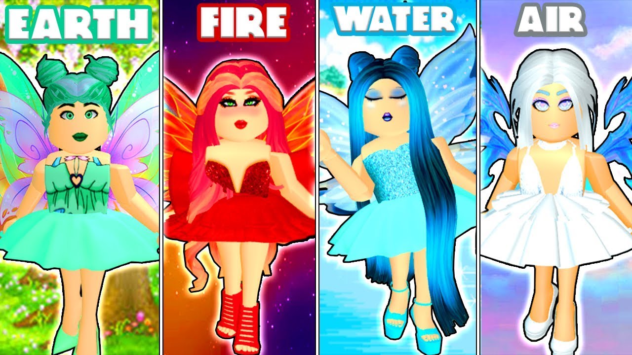 4 ELEMENTS TRANSFORMATION! EARTH, FIRE, WATER, AND AIR! - YouTube