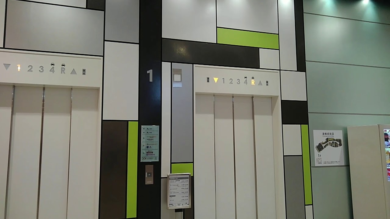 [すべて現行型]イオンモール四条畷のエレベーター(再撮影)