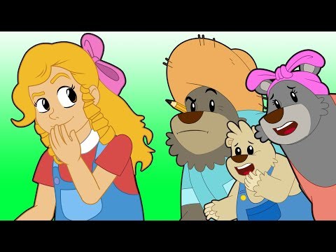 Cachinhos Dourados e os Três Ursos | Desenho animado infantil com Os Amiguinhos