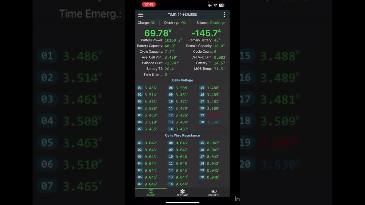нагрузка нихром 10KW , ведро воды за минуту горячее, аккум surron 72V JK BMS