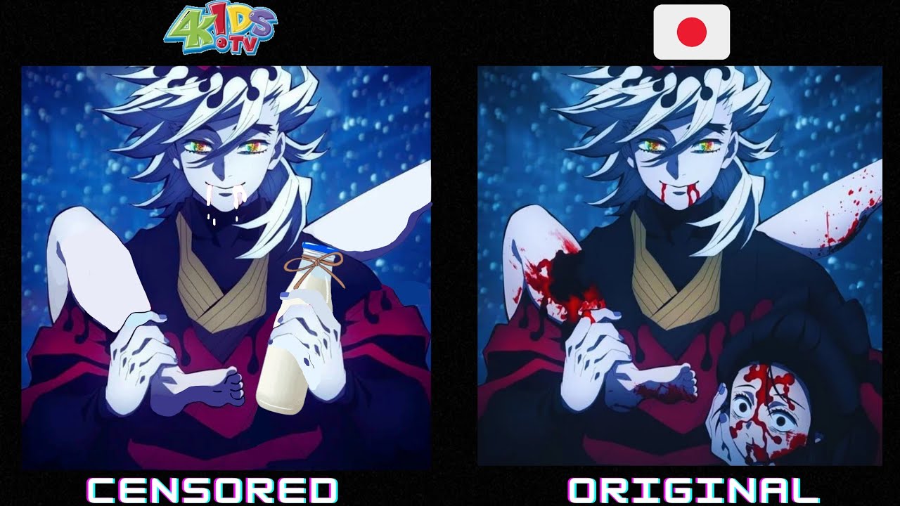4Kids Censorship in Demon Slayer. What if 4Kids Censored Demon