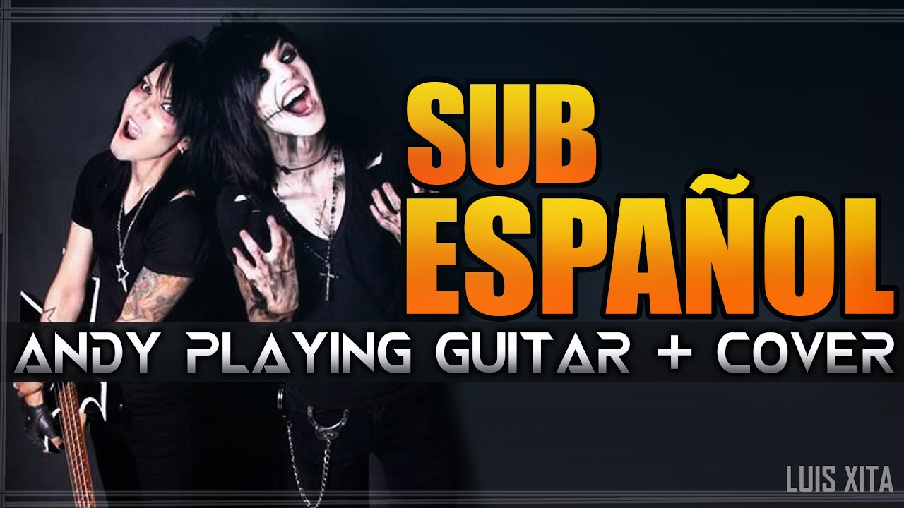 Black Veil Brides - Andy playing guitar + Cover funny ( Danzig ) Subtítulos Español