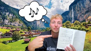 I Wrote a Song in Lauterbrunnen, Switzerland (48 Hour Challenge)