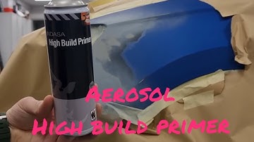 High build primer spray can.