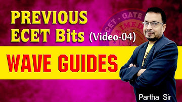 WAVE GUIDES || PREVIOUS BITS FOR ECET(VIDEO-04) || SAIMEDHA KOTI - 9246212138