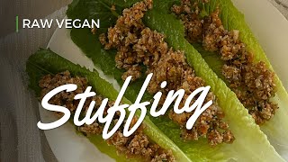 HEALTHY RAW STUFFING for THANKSGIVING | NUT-FREE by Vegan Enlightenment 55 views 5 months ago 6 minutes, 39 seconds