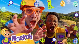 meekah and blippis dinosaur dance song educational videos for kids blippi and meekah kids tv