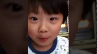 6歳自撮り　PPAPやってみました