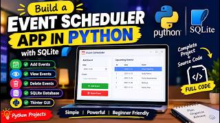 I Built an Event Scheduler App Using Python & SQLite! 🐍📅 | Full Project Tutorial... 