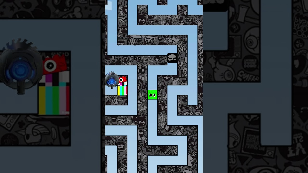 Who will make it through the deadly maze? P.T. 115 😱🔥! SPRUNKI MINI GAMES 