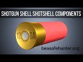 Shotgun shell shot shell components