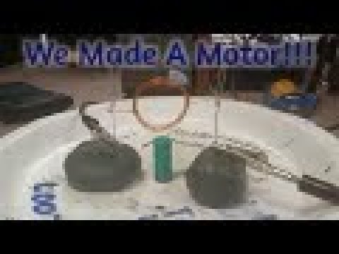 Motor Made from Changing Magnetic Field!!!