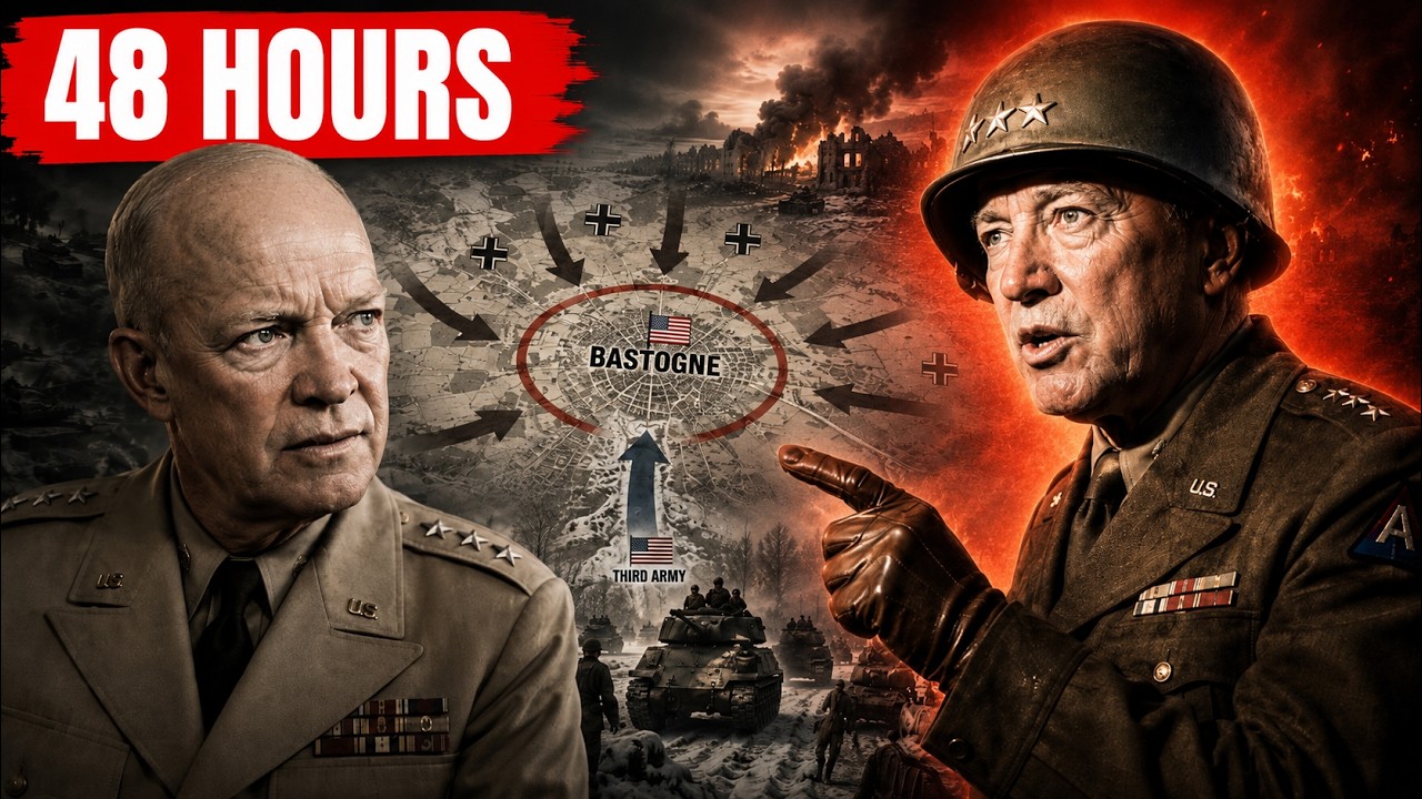 What Eisenhower Really Said Behind Closed Doors When Patton Saved Bastogne Town