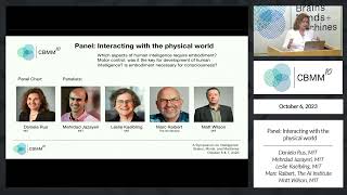 CBMM10 Panel: Interacting with the physical world