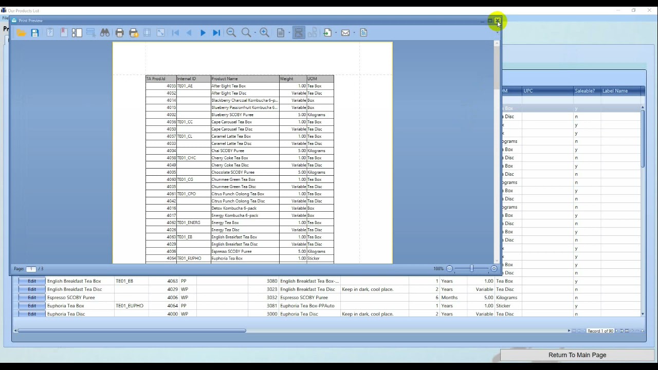 Product Inventory - Beginning Inventory Import