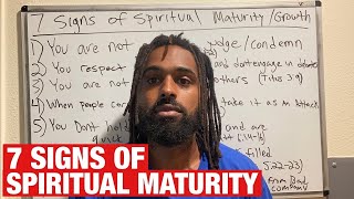 7 Signs Of Spiritual Maturity