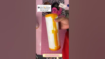 Tutorial: How I tape my sublimation tumblers to prevent ghosting. #tutorial #sublimation