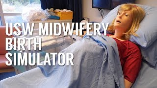 Birth simulator for USW Midwifery students