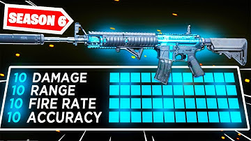 The SEASON 6 M4A1...NO RECOIL (BEST M4A1 CLASS SETUP in WARZONE)