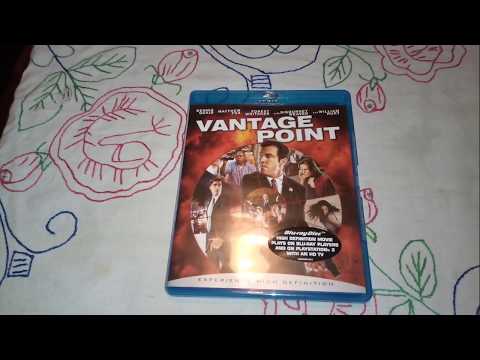 Vantage Point Blu Ray Unboxing
