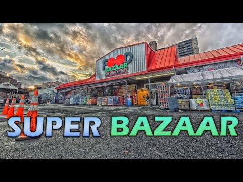 NYC Best SuperMarket Tours 2024 Food Bazaar Supermarket L.I.C Queens 4K Sept 13th 2024
