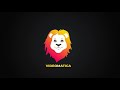 Logo animation with 3D effect. Lion logo turn from profile to full face.