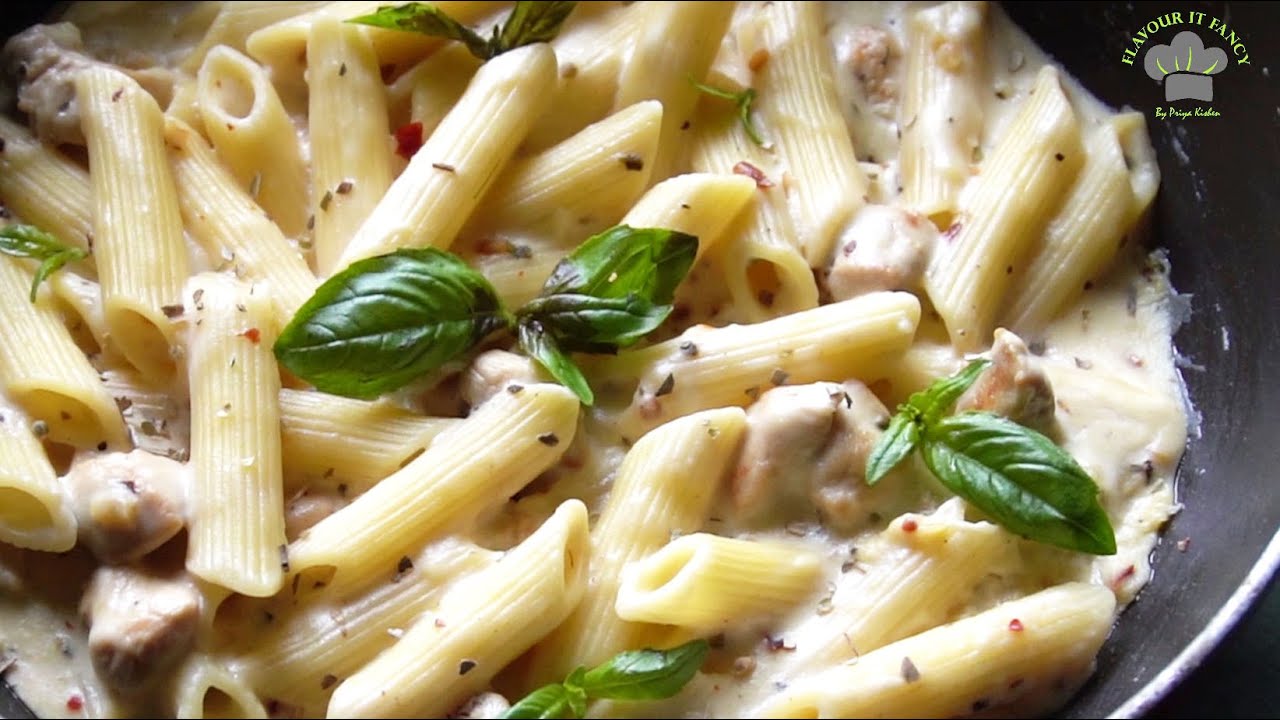 Chicken White Sauce Pasta Chicken Pasta Recipe YouTube