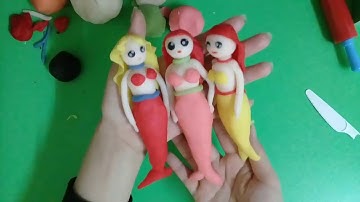 Hướng dẫn cách nặn nàng tiên cá bằng bột nặn Play-Doh tự làm | Hpw to make a Mermaid?