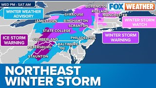 Disruptive Ice, Heavy Snow Ahead For Northeast On Final Stop Of Coast-To-Coast Storm