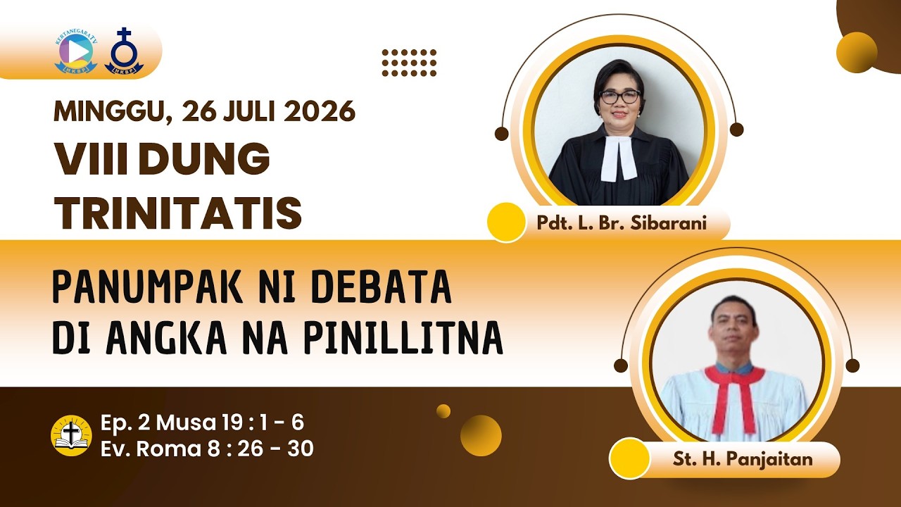 IBADAH LIVE STREAMING MINGGU 26 JULI 2026 HKBP KERTANEGARA RESSORT JAWA TENGAH PKL 09.30