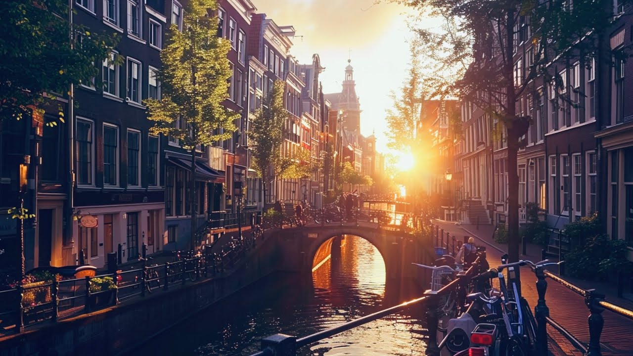 ❤️ Amsterdam 4K WALKING TOUR 🇳🇱