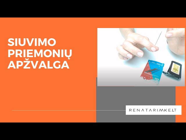 Siuvimo kursai internetu:  Siuvimo pradžiamokslis . 1 siuvimo pamoka - Siuvimo priemonių apžvalga.