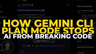 Thumbnail for How to use Gemini CLI plan mode safely — Part 3