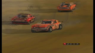 FlatOut - (Gravel Mound) Mound Mayhem *Gameplay* [PS2]