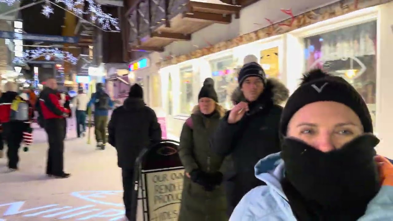 Levi Finland 4k street walk. December 2025