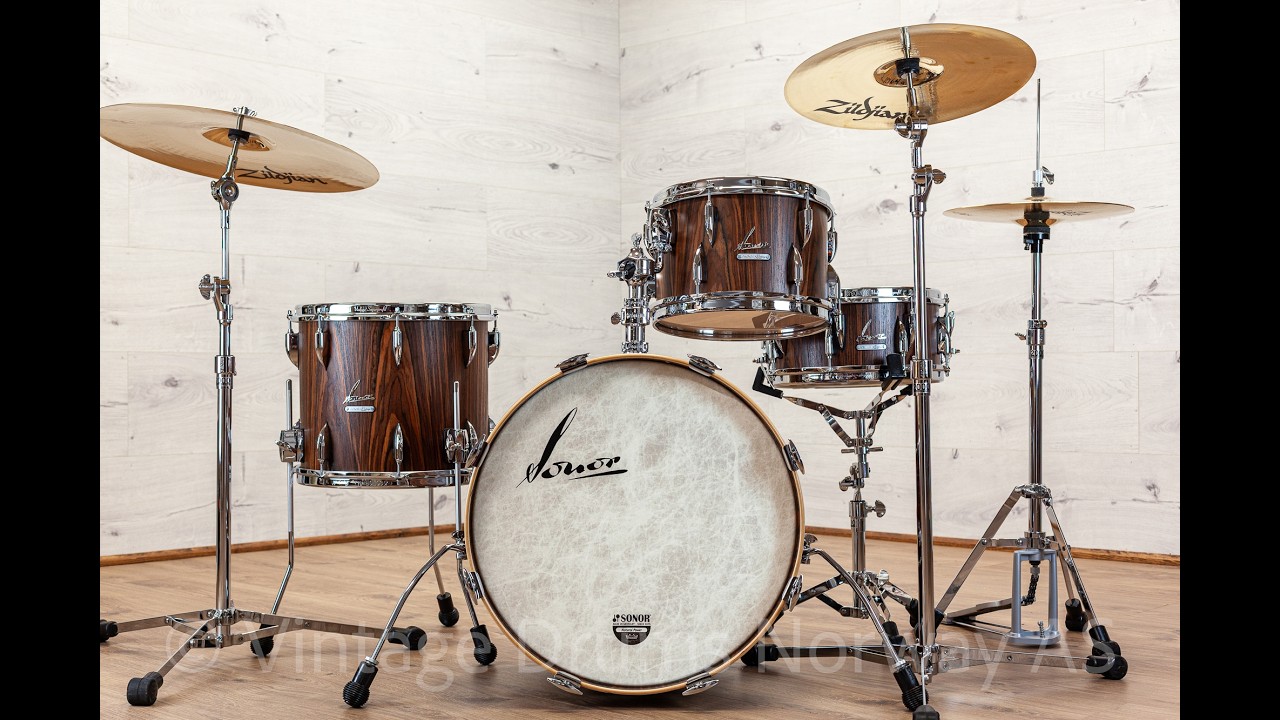 Sonor Vintage Series 12,14,20 Rosewood SemiGloss – 320 Shell Set