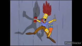 Sideshow Bob and Bart Simpson Falling and Screaming for 10 Hours 