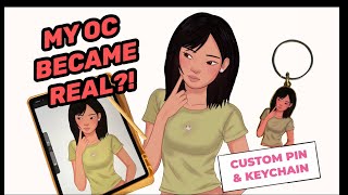 Unboxing my custom keychains
