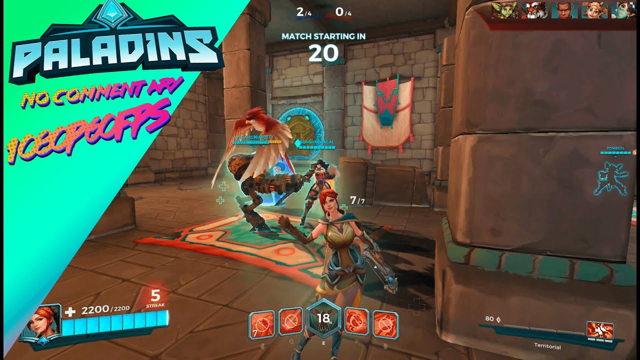 Paladins: Cassie (Siege, Frog Isle) Gameplay (No Commentary ...