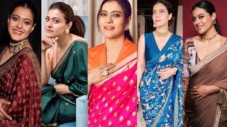 Gorgeous Kajol In Saree Latest Pics Typical Indian Beauty
