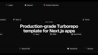 GitHub - haydenbleasel/next-forge: Production-grade Turborepo template for Next.js apps.