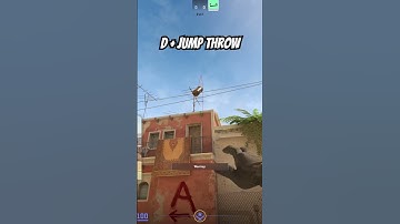 Mirage Window Smoke on CS2! #cs2 #counterstrike2 #cs2beta