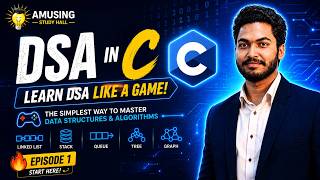 Dsa in c easy tutorial #1 | for beginners  |  data structure and algorithm |  learn like a game