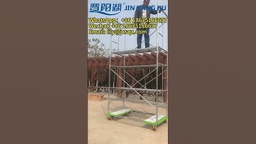 JIN YANG HU Electric Scaffolding Lifting by Wire Rope Portable Electric Scaffolding #scaffolding