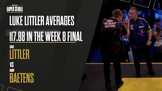 16yearold Luke Littler Averages 11788 In The Week 8 Final  Week 8 Final In 
