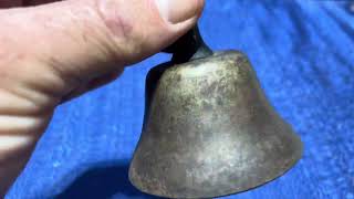 9-17-24 Auction:  1920’s Small School Bell (excellent ringtone)