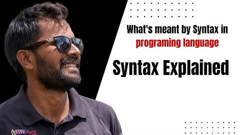 What Is Syntax in Programming Language? | Basic Concept for Beginners