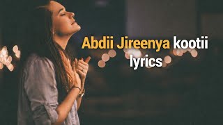 Abdii Jireenya Kootii  Badhaasaafi Biddiiqee  S malakeenya 